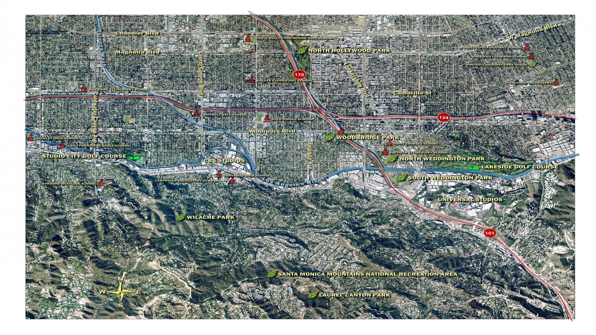  Barham Blvd to Fulton Ave
