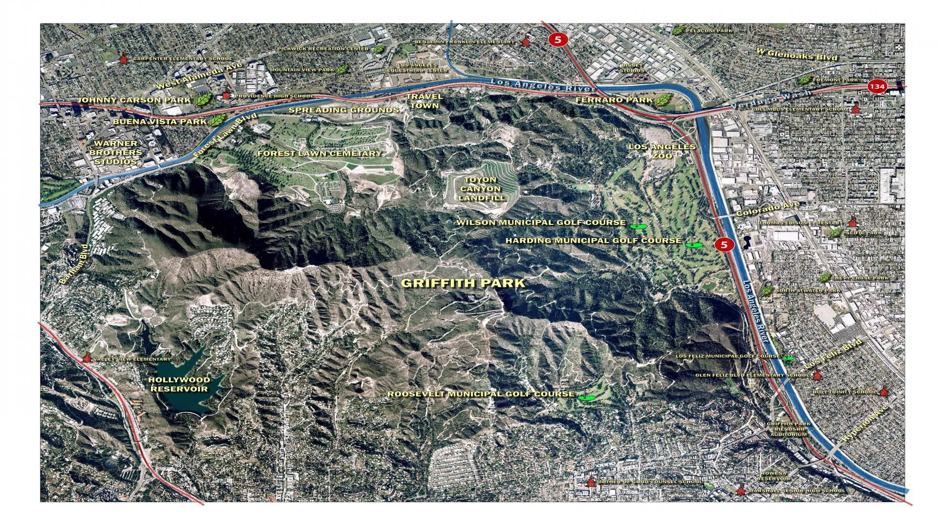 Hyperion Blvd to Barham Blvd