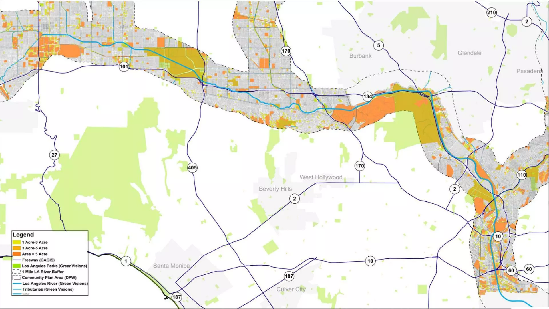 Large Parcel Areas