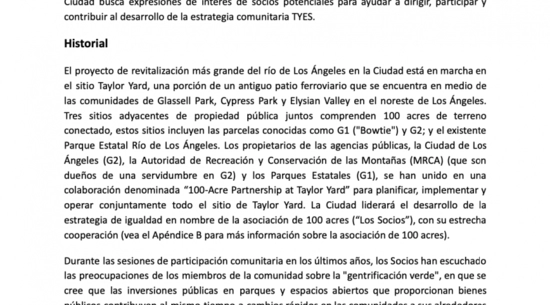 TYES RFI Spanish thumbnail