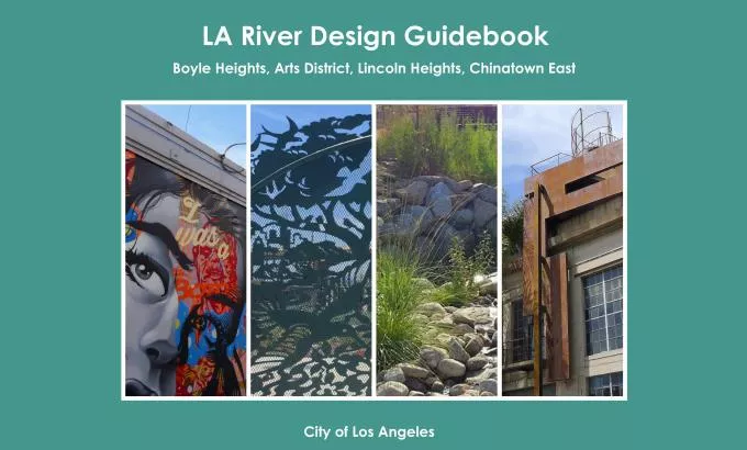 The purpose of the LA River Design Guidebook is to highlight desirable, river-sensitive or “riverly” design characteristics for features that will be built, rehabilitated or redeveloped on private property and in the public realm along and near the LA River. This guidebooks aspires to inform the public at-large of the design opportunities to enhance access, develop diverse recreation opportunities and create a distinct river identity. The LA River Design Guidebook provides 72 design recommendations that h