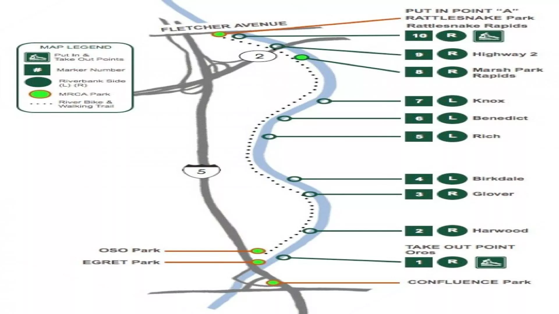 LA River Recreation Zones